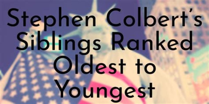 Stephen Colbert Siblings: Does Stephen Colbert have brothers?